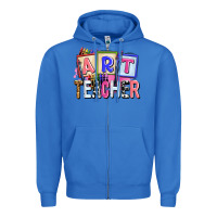True Royal art teacher Zipper Hoodie - AdoDesignShop