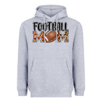 Heather Grey football mom Heavyweight Hoodie - AdoDesignShop
