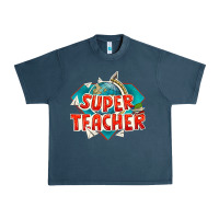 Midnight Navy super teacher Urban Heavy Tee - texasbilliewilder
