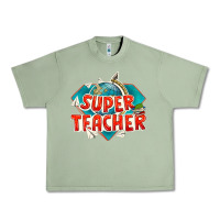 Oil Green super teacher Urban Heavy Tee - texasbilliewilder