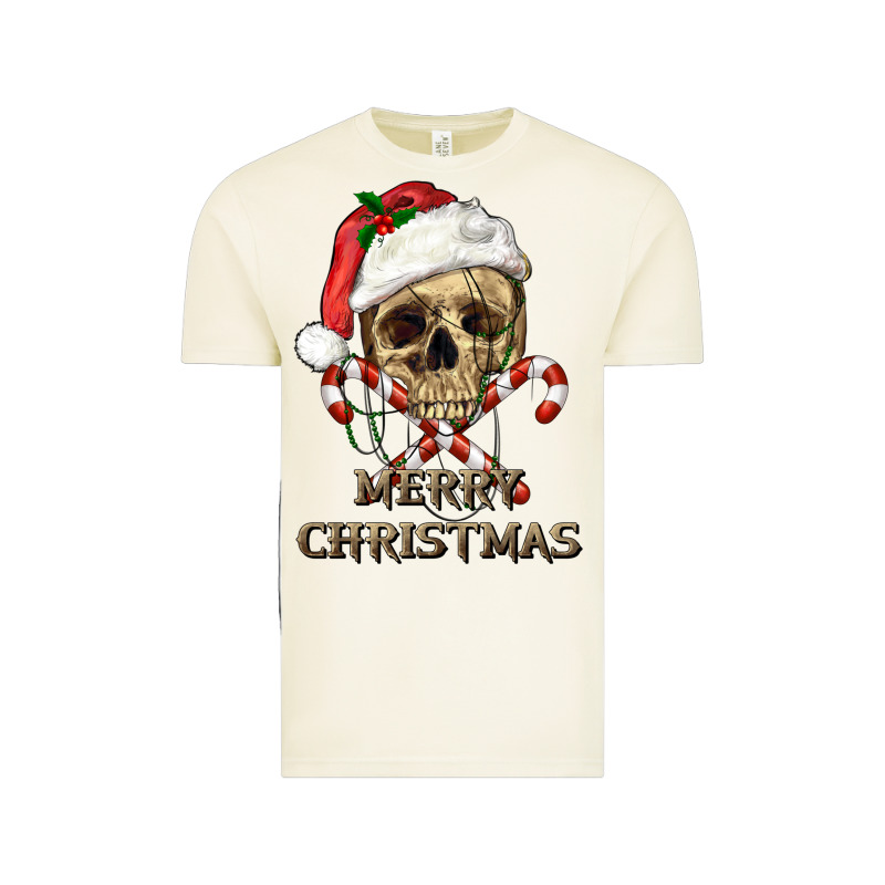 Merry Christmas Skull Vintage Tee by RanaPortraitStore | Teevron