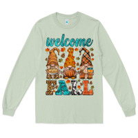Matcha welcome fall gnome Long Sleeve Tee - HRA Design Shop