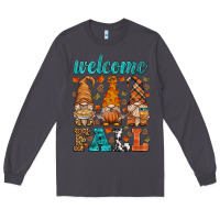Smoke welcome fall gnome Long Sleeve Tee - HRA Design Shop