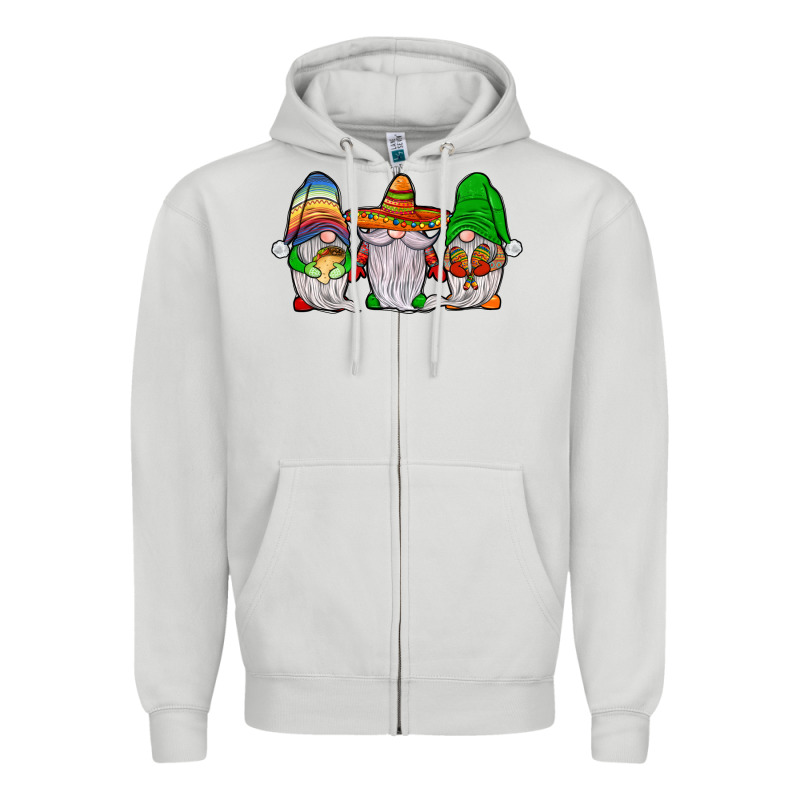 Mexican Gnomies Zipper Hoodie by JahusDesignShop | Teevron