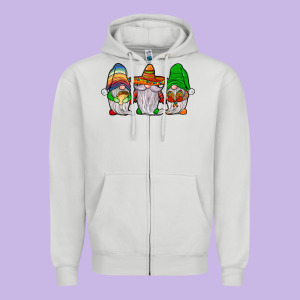 Mexican Gnomies Zipper Hoodie Designed By Jahusdesignshop