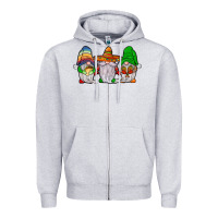 Heather Grey mexican gnomies Zipper Hoodie - JahusDesignShop
