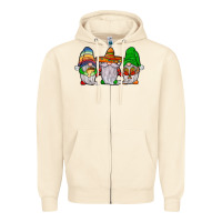 Sandshell mexican gnomies Zipper Hoodie - JahusDesignShop