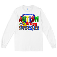 White autism is my superpower Long Sleeve Tee - AdoDesignShop