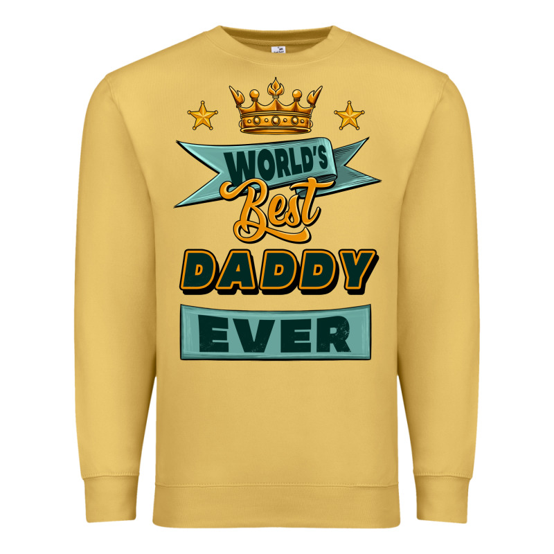 World's Best Daddy Ever Premium Sweatshirt by Jasminsmagicworld | Teevron