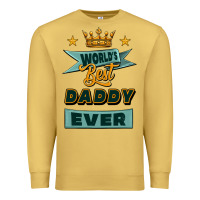 Antique Gold world's best daddy ever Premium Sweatshirt - Jasminsmagicworld