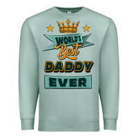 Seafoam world's best daddy ever Premium Sweatshirt - Jasminsmagicworld