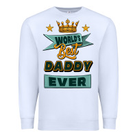 White world's best daddy ever Premium Sweatshirt - Jasminsmagicworld