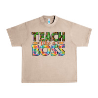 French Oak teach like a boss Urban Heavy Tee - texasbilliewilder