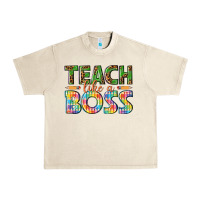 Sandshell teach like a boss Urban Heavy Tee - texasbilliewilder