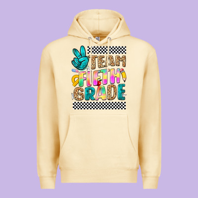 Team Fifth Grade Premium Hoodie Designed By Nancycooperartshop