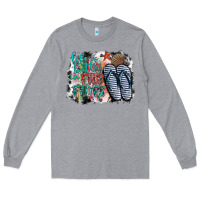 Heather Grey life is better in fılp flops Long Sleeve Tee - SublimationCraftShop