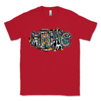 Red hope Classic Tee - SublimationCraftShop