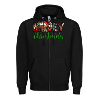 Black mooey christmas Zipper Hoodie - JahusDesignShop