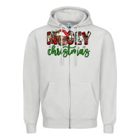 Dove Grey mooey christmas Zipper Hoodie - JahusDesignShop