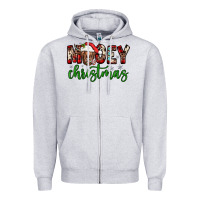 Mooey Christmas Zipper Hoodie | Teevron