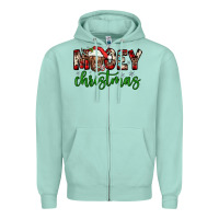 Seafoam mooey christmas Zipper Hoodie - JahusDesignShop