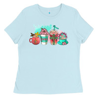 Baby Blue religious coffee cups Ladies Tee - AdoDesignShop