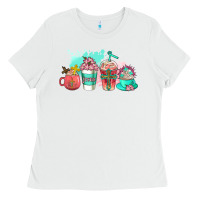 White religious coffee cups Ladies Tee - AdoDesignShop