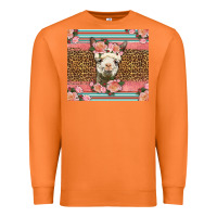 Carrot llama and roses glitter Premium Sweatshirt - LillyAllenDesigns