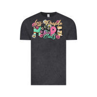 Vintage Black less people more cats Vintage Tee - Zillion Design Studio
