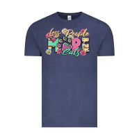 Vintage Denim less people more cats Vintage Tee - Zillion Design Studio