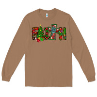 Toasted Coconut christmas faith with cross Long Sleeve Tee - CowhideDigitalArt