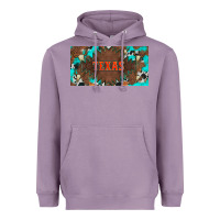Lavender western texas and bullskulls with turquoise and leopard licanse plate Heavyweight Hoodie - Artiststas