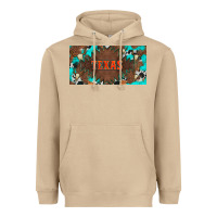 Mushroom western texas and bullskulls with turquoise and leopard licanse plate Heavyweight Hoodie - Artiststas