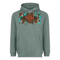 Sage western texas and bullskulls with turquoise and leopard licanse plate Heavyweight Hoodie - Artiststas