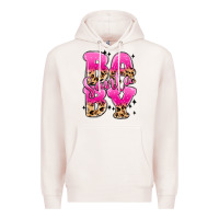 Pale Pink santa baby Premium Hoodie - MaliasSmallBusiness