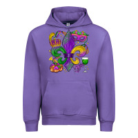 Tulip mardi gras fleur de lis Urban Hoodie - LillyAllenDesigns