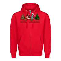 Red merry christmas tree Zipper Hoodie - JahusDesignShop