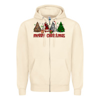 Sandshell merry christmas tree Zipper Hoodie - JahusDesignShop