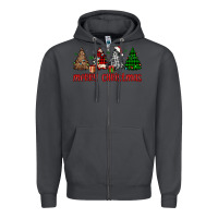 Smoke merry christmas tree Zipper Hoodie - JahusDesignShop