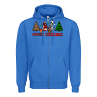 True Royal merry christmas tree Zipper Hoodie - JahusDesignShop