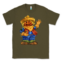 Army Green scarecrow Classic Tee - FaDigitalArtStudio