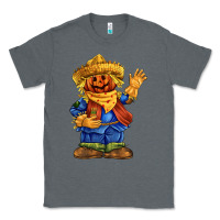 Charcoal Heather scarecrow Classic Tee - FaDigitalArtStudio