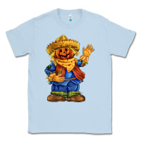 Dusty Blue scarecrow Classic Tee - FaDigitalArtStudio