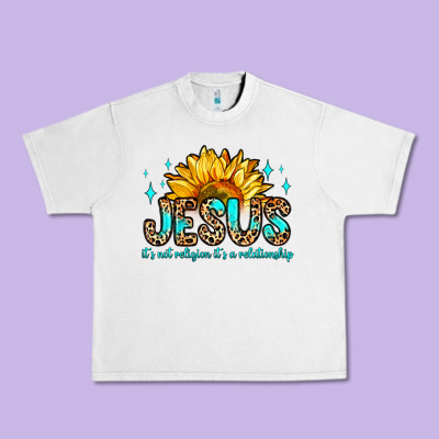 Jesus It S Not Religion It S A Relationship Urban Heavy Tee Designed By Zillion Design Studio
