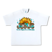 White jesus it s not religion it s a relationship Urban Heavy Tee - Zillion Design Studio