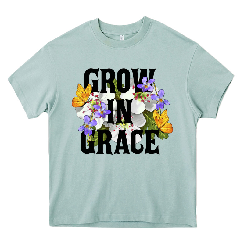 Grow In Grace Heavy Core Tee by LillyAllenDesigns | Teevron