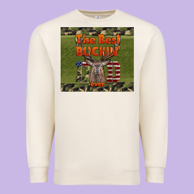 Best Bucking Dad Ever Premium Sweatshirt Designed By Lillyallendesigns