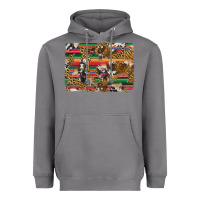 Storm western serape cowhide and leopard background Heavyweight Hoodie - Artiststas