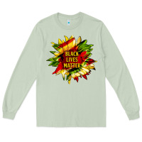 Matcha black lives matter sunflower Long Sleeve Tee - HRA Design Shop