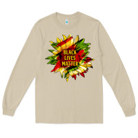Mushroom black lives matter sunflower Long Sleeve Tee - HRA Design Shop